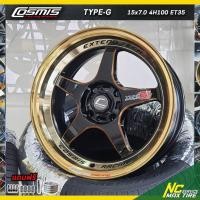 ราคา ล้อแม็กขอบ15 / Cosmis TYPE-G 15x7.0 4H100 ET35 / สำหรับรถเก๋ง / ncmaxtire (20738281427)