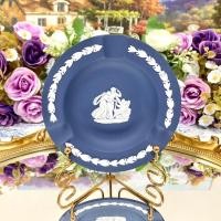 ราคา Wedgwood Jasperware Portland Blue Trinket Dish จาน 4.5 นิ้ว (20071482619)