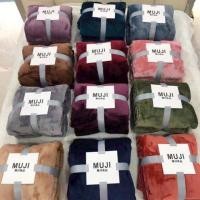 ราคา คุณภาพสูงนําเข้า มูจิ ผ้าห่มกํามะหยี่ นุ่มลื่น ไม่เป็นขุ่ย ขนาด 2ม2ม3 สะดวกสําหรับใช้ในสํานักงานและการเดินทาง (41173361001)