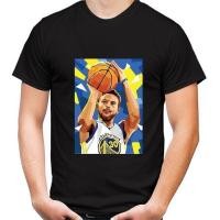 ราคา Stephan Curry Nba Basketball Golden State Warrior เสื้อยืดผู้ชาย (28939399470)