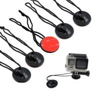 ราคา 5PCS/Lot GoPro Safety Insurance Tether Straps with 3M Sticker Adhesive Buckle (1015485324)