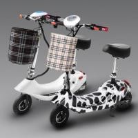 ราคา สกู๊ตเตอร์ไฟฟ้า scooter ไฟฟ้านั่งได้ รุ่นใหม่ มีโช๊คหน้าคู่ แบตลิเธียม สีขาว (6604974311)