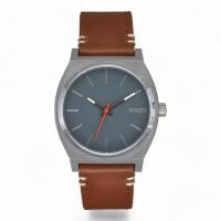 ราคา Nixon Time Teller รุ่น NXA13735195-00 นาฬิกาข้อมือผู้ชายและหญิง สายหนัง สีน้ำตาล (23561224584)