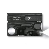 ราคา VICTORINOX SwissCard Lite Translucent Black - Multi-Functional Swiss Army Knife with 13 Tools, Award-Winning Design, Compact and Portable (28637612132)