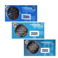 ราคา Renata CR2016 CR2025 CR2032 ถ่านรีโมท ถ่านไบออส 3.0V ของแท้ 100% (6319725281)