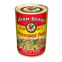 ราคา Ayam Processed Bean อะยัม เมล็ด ถั่วลันเตา ในน้ำเกลือ กระป๋อง 425 กรัม (25460672505)