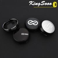 ราคา 1ห่อ/4ตัว JDM แข่งรถ ขนาดขา 64มม ฝาครอบดุมล้อ ENKEI ฝาปิดดุมล้อ ครอบดุมล้อตัวสูง สําหรับ ENKEI ขอบ สีดํา & สีเงิน (24272285777)