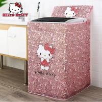 ราคา [ใส่โค้ด GRAD88]ลด 40%ผ้าคลุมเครื่องซักผ้า ฝาบนลายคิตตี้ น่ารักทนทาน (5253300693)