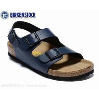 ราคา Birkenstock Milano Mens/Womens Classic Cork Blue Matte Sandals 34-46 (42922358050)