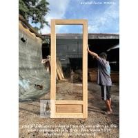 ราคา ประตูไม้ ไม้เนื้อแข็ง/ไม้เต็ง กระจกบน-ลูกฟักล่าง 1 ลูก ระยะความสูงของลูกฟัก 20 ซม. (22604610134)