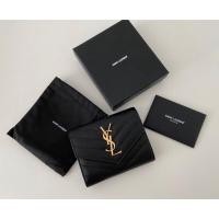 ราคา New Ysl trifold wallet มือสอง (12212920465)