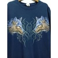 ราคา เสื้อยืดมือสอง สกรีนลายมันส์ GILDAN HEAVY COTTON อก 44 (11710603584)