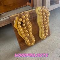 ราคา ที่นวดรูปฝ่าเท้า ที่นวดเท้าสปริง ที่นวดกดจุดฝ่าเท้าไม้สักแท้ (20352017955)