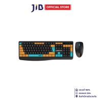 ราคา WIRELESS KEYBOARD & MOUSE (คีย์บอร์ดและเมาส์ไร้สาย) SIGNO KW-770 WM-107BLK (BLACK) (27026532113)