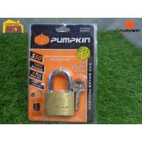 ราคา Pumpkin กุญแจแขวน ทองเหลือง รุ่นเหลี่ยม คอสั้น 50mm PTT-S50 #39204 (15487900499)