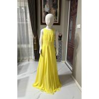 ราคา ชุดราตรีเด็กโต(ไซส์ 9-11 ขวบ)สีเหลือง(AZAZIE) (25570864292)