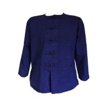 ราคา เสื้อหม้อฮ่อม เสื้อม่อฮ่อม คอกลม กระดุมจีน แขนยาว ใส่ได้ทั้งผู้ชายและผู้หญิง (1999028931)