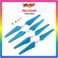 ราคา Syma X8HC X8HW X8HG RC Quadcopter Drone ใบพัดพับได้ชุดสีฟ้า 4 ชิ้น (23468968507)