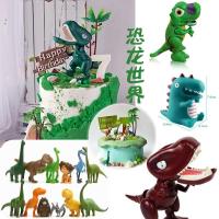 ราคา รูปปั้นไดโนเสาร์ Tyrannosaurus rex Jurassic ชุดเค้กไดโนเสาร์ Plugin (28259047882)