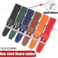 ราคา Fluoro สายนาฬิกายาง 18 มม.20 มม.22 มม.สําหรับนาฬิกา GT 3/2/2e/Pro ผู้ชายผู้หญิงนุ่มสายรัดข้อมือกันน้ําสําหรับ Galaxy นาฬิกา 6 5 4 FFHO (42223196563)