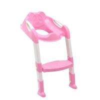 ราคา ฝารองนั่งชักโครกสำหรับเด็ก แบบมีบันได สีชมพู Baby Toilet Seat with Steps (2190224679)