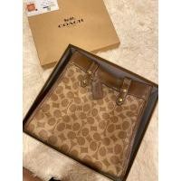 ราคา กระเป๋าสะพายลายCoachสีน้ำตาล (17696702947)
