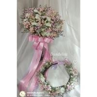 ราคา เซทบัณฑิตน้อย 2 ช่อดอกไม้***ทรงกลม***ขนาดเล็กและมงกุฎเด็ก ดอกไม้จริงแห้ง สอบถามคิวก่อนกดสั่งซื้อ (40550792904)