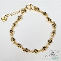 ราคา สร้อยข้อมือ 2 กษัตริย์ พร้อมจี้ถุงทอง-จี้หัวใจฉลุ (6386514304)