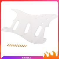 ราคา [Simhoa2] ชิ้นส่วนกีตาร์ PVC โปร่งใส 1Ply Pick Guard Anti-Scratch สําหรับ ST กีตาร์ Accs (42574550616)