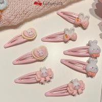 ราคา เครื่องประดับผมน่ารักหลากสไตล์ กิ๊บ BB เรซิ่นกระต่ายน้อย กิ๊บติดผมรูปสาวน้อยแสนหวานสีชมพู (40852207294)