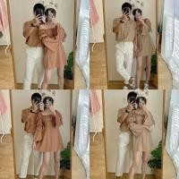 ราคา [ส่งไวส่งทุกวันค่า] ชุดคู่ เสื้อคู่ เสื้อคู่รัก ชุดคู่รัก ชุดคู่แฟน เสื้อเชิ๊ตผู้ชาย เดรสมินิมอล ชุดไปทะเล (19139265554)