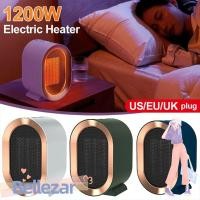 ราคา Bellezar เครื่องทําความร้อนพัดลม PTC ไฟฟ้า, 1200W แบบพกพา Desktop Fan Heater, 2 โหมดเซรามิค Mini พร้อม Thermostat ความร้อนเครื่องเป่าลมอุ่นสําหรับฤดูหนาว Home Office (29482635105)