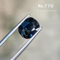 ราคา พลอยไพลิน บางกะจะ Blue Sapphire พลอยเผาเก่า เม็ดใหญ่ 4 กะรัต (19886121406)