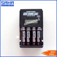 ราคา TORIYAMA เครื่องชาร์ทถ่าน FX2900 + ถ่านชาร์ท AA 2950mAh (4 ก้อน) sahasound - สหซาวด์ (4869906517)