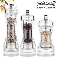 ราคา EDANAD 1 ชิ้นเกลือพริกไทย Shakers, อะคริลิคปรับหยาบเครื่องบดพริกไทย, 4/5/6 นิ้วปรุงรสแบบพกพาครัวเครื่องมือ (40821238909)