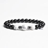ราคา หินฮาวไลต์ นิลดำHowlite Black Onyx (ฟรีไซร้) (23758427697)