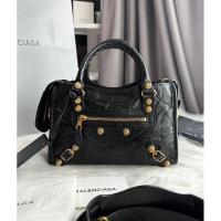 ราคา Balenciaga mini City Stamp z ดำหมุดทอง ปี18 (28180137576)