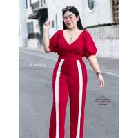 ราคา จั้มสูทผ้าวูลเวฟ สาวอวบ อก38-46 (22020106313)