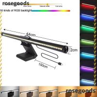 ราคา ROSEGOODS แถบไฟหน้าจอจอคอมพิวเตอร์, Eye-Care Dimming Light Monitor Light Bar, รูปแบบ Stepless LED โคมไฟตั้งโต๊ะทํางานศึกษาอ่านการเล่นเกม (29589460164)