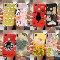 ราคา เคสโทรศัพท์มือถือ ซิลิโคนนิ่ม ผิวด้าน กันกระแทก ลายเพ้นท์น่ารัก สําหรับ Vivo V9 V9 Youth 1723 1727 1726 (25661944158)