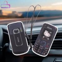 ราคา AdaCoi Hello Kitty โทรศัพท์มือถือตะแกรงการ์ด Charm จี้ Showa สไตล์ Harajuku กระเป๋า Lanyard TH (27939643682)