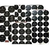 ราคา 75 ชิ้นสติกเกอร์ป้าย dapur ห้องครัวป้ายสติกเกอร์ dapur ป้าย makanan pelbagai ชุด (18189053312)