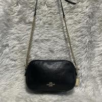 ราคา COACH แท้ F29000 ISLA CHAIN CROSSBODY BLACK/LIGHT GOLD (12535410333)