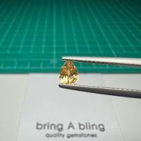 ราคา บุษราคัม (yellow sapphire) 0.48 ct (5.09x4.10x2.94)มม พลอยสีเหลืองสวย ใสสะอาด (22451240976)