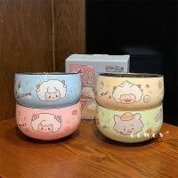 ราคา ใหม่แพะที่น่ารื่นรมย์และบิ๊กบิ๊กหมาป่าสแตนเลสชามข้าวส่วนบุคคลทุ่มเทขี้เกียจแพะบนโต๊ะอาหารเสริมอาหารชามซุปของขวัญวันเกิด---สร้างอารมณ์ (28091578611)