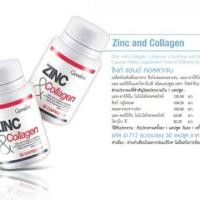 ราคา ส่งฟรี Zinc And Collagen ลดสิว บำรุงผมเล็บ ทานได้ทั้งชายหญิง ซิงก์แอนด์คอลลาเจน Giffarine (1135585285)