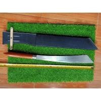 ราคา ดาบขาว ใบมีดยาว 16 นิ้ว เหล็กกล้า ตอกลาย ด้ามไม้ มีดดายหญ้า พร้อมซองหนัง มีดอรัญญิกแท้!!! (22306609950)