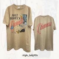 ราคา เสื้อยืดผ้าฟอก Cinderella / น้ำตาลอ่อน (16398516341)