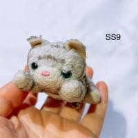 ราคา พวงกุญแจ ตุ๊กตา แมว จิ๋ว ลายสลิด cat tiny (43372825798)