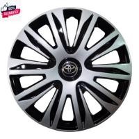 ราคา *โปรโมชั่นสุดคุ้ม* Wheel Cover ฝาครอกระทะล้อ ขอ R 15 นิ้ว ลาย ดุม TOYOTA ดุมดำเงิน wc83 1 ชุด มี 4 ฝาครจในร้านเดียว (27551143025)